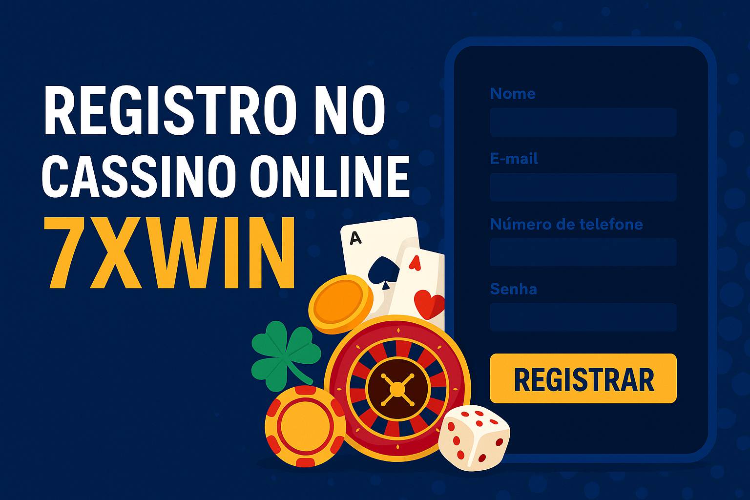 Não Perca tempo, o rRgistro na site 7XWIN